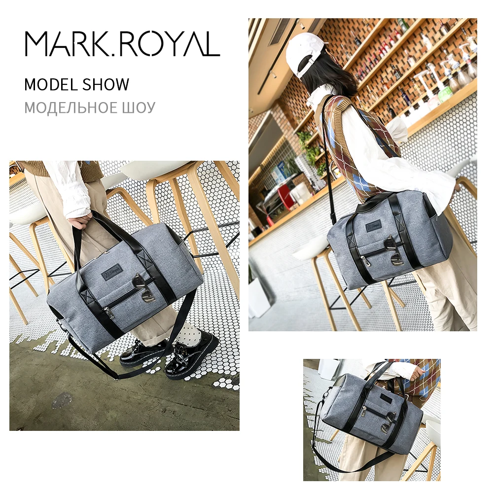 MARKROYAL جديد النساء السفر أكياس الأزياء الأمتعة حقيبة البرية النايلون حقائب عارضة حقيبة كتف قدرة عالية بين عشية وضحاها حقيبة عطلة الأسبوع