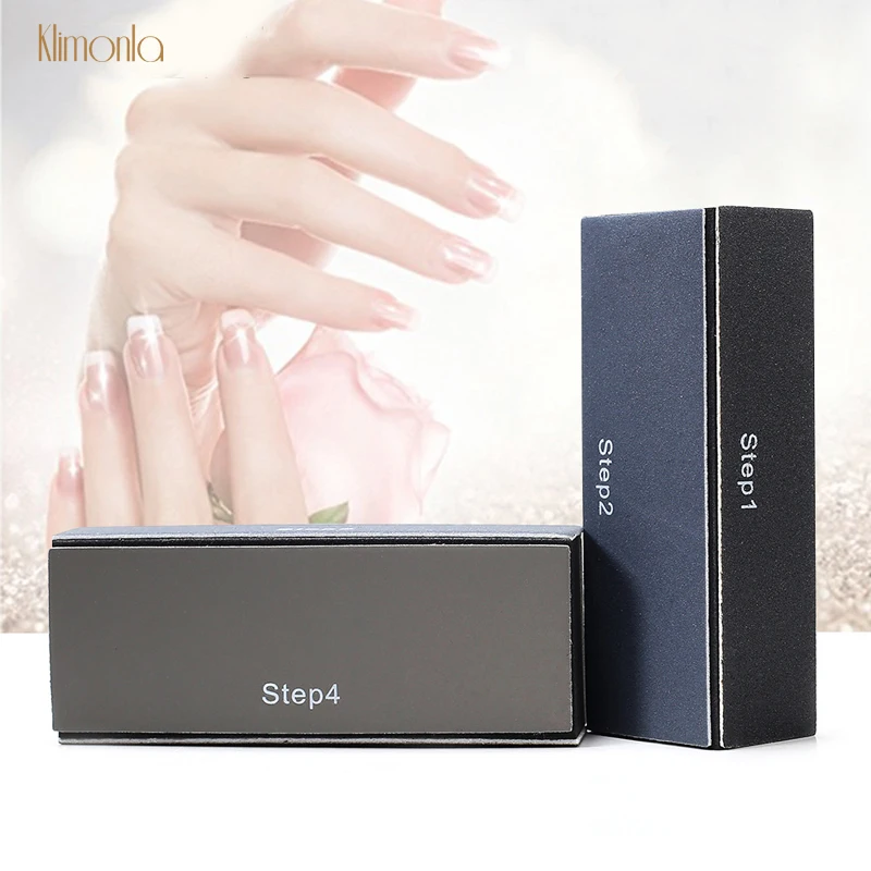 

20pcs Sanding Sponge Nail File For UV Gel Nail Polish Blocks DIY Nail Art Manicure Buffers 4 Ways Nail Buffing Files