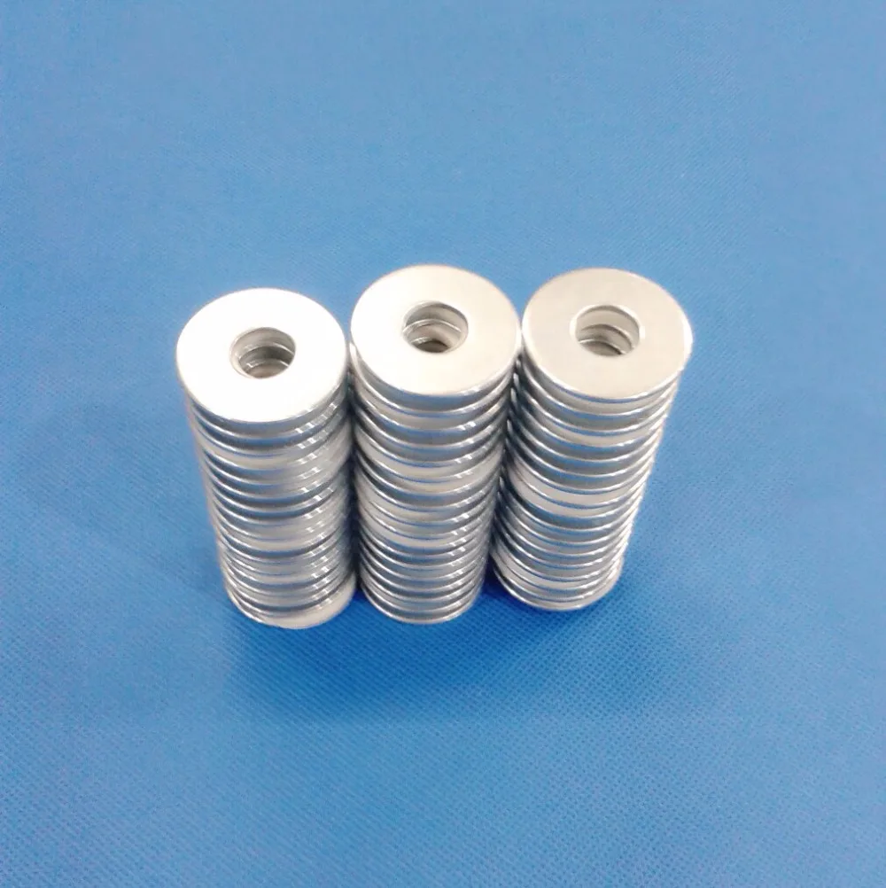 24 pcs NdFeB Ring Dia 32.3x12.2x2 mm N35SH High Temperature Thin