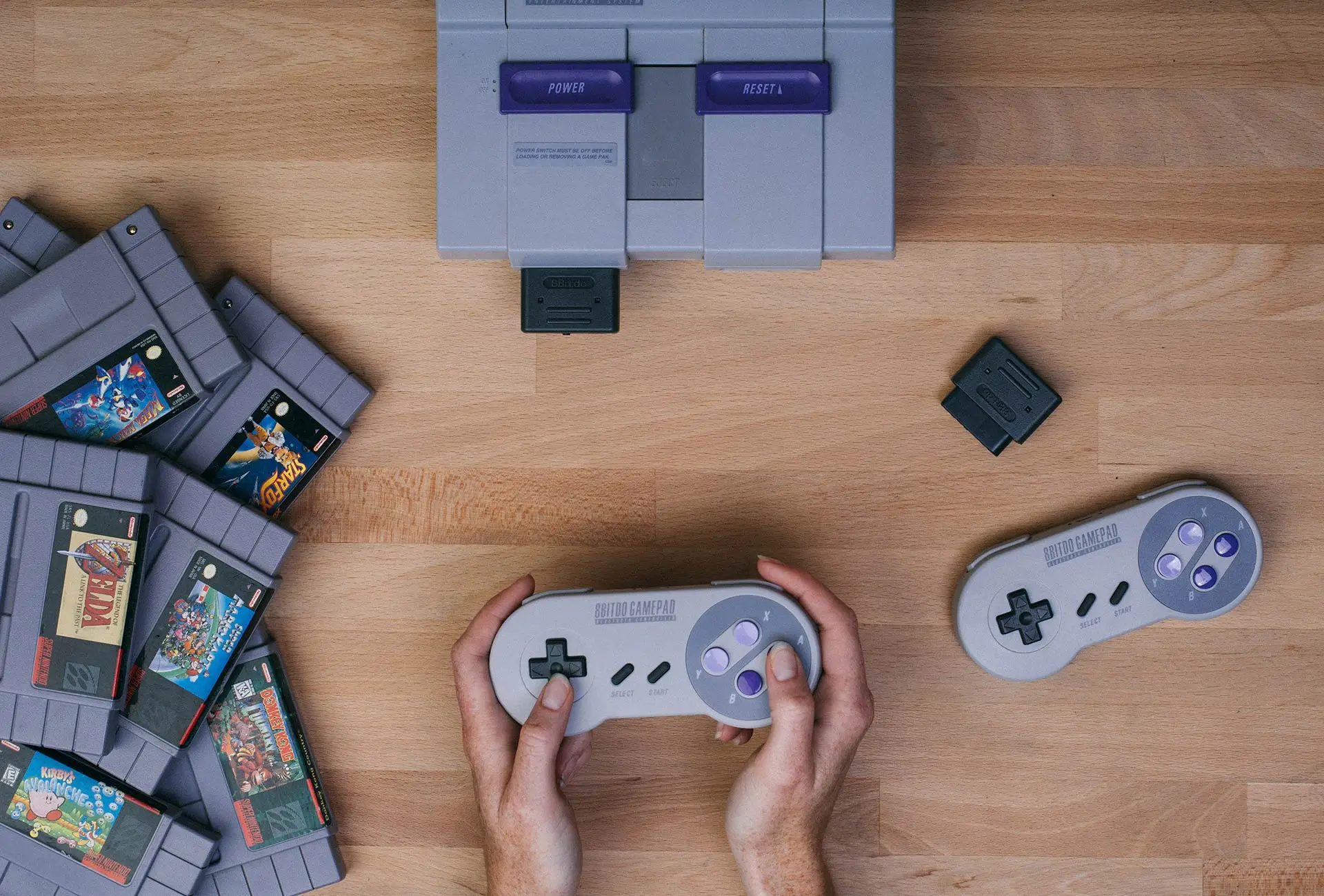 Новый оригинальный ретро приемник 8bitdo с Bluetooth для игровых контроллеров SNES/ SFC NES30/