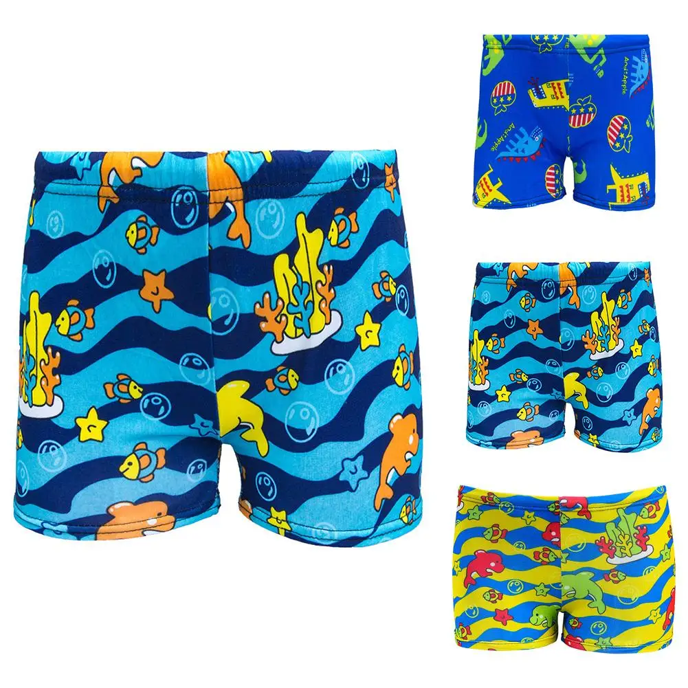 

Summer Beach baby swimwear Shorts Children Boy Cute Cartoon Animal Swimming Trunks for baby boy wear swimming Beachwear Swimwear
