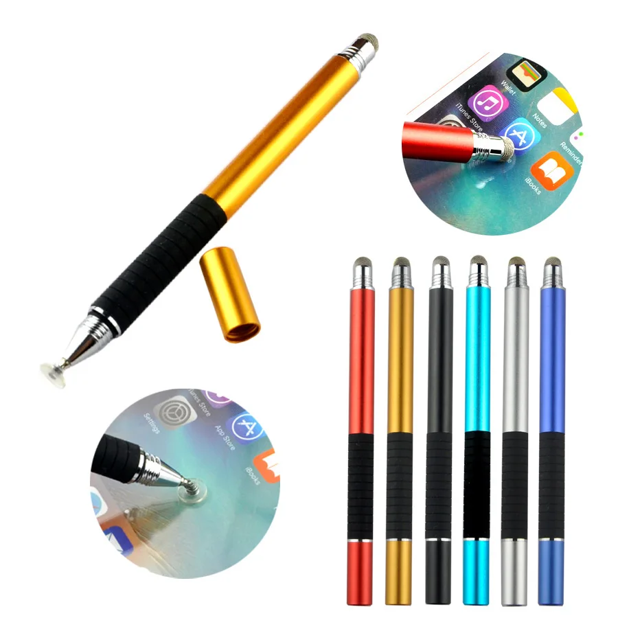 2 in 1 Multifunction Fine Point Round Thin Tip Touch Screen Pen