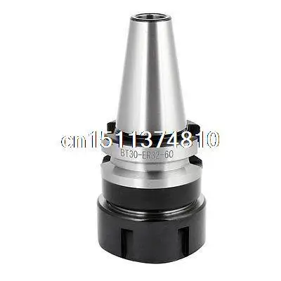 

BT30 ER32 60L Collet Chuck Milling Lathe Tool Holder Silver Tone