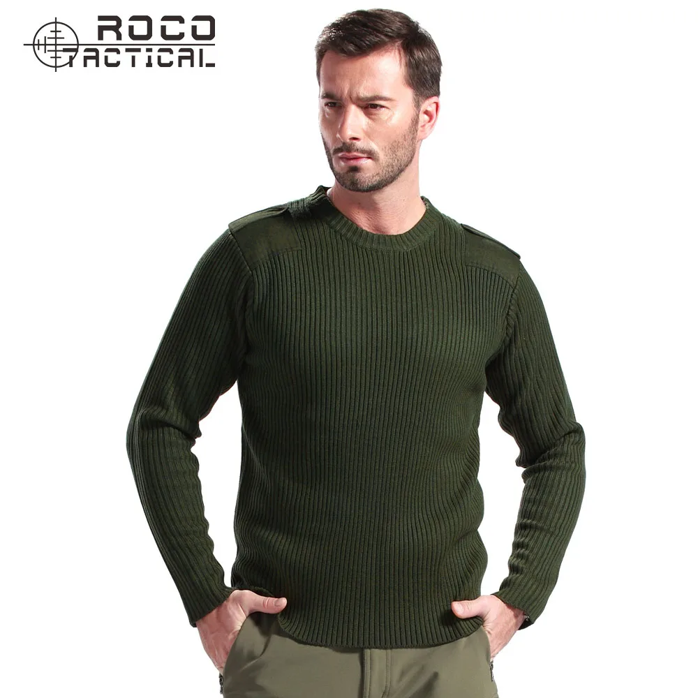 Aliexpress.com : Buy Mens Knitted Military Sweater 100%