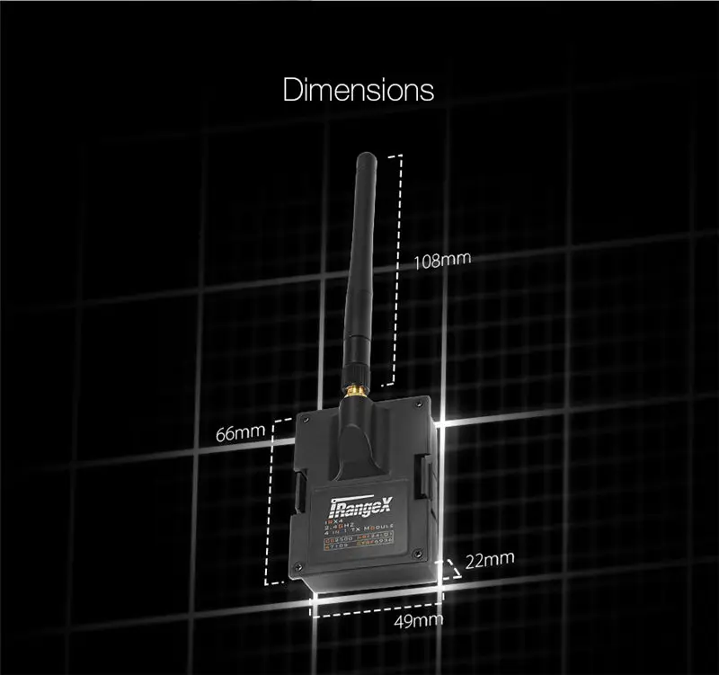 IRangeX IRX4 2,4G CC2500 NRF24L01 A7105 CYRF6936 4 в 1 Multiprotocol STM32 TX модуль W/чехол для модели RC передатчик и приемник