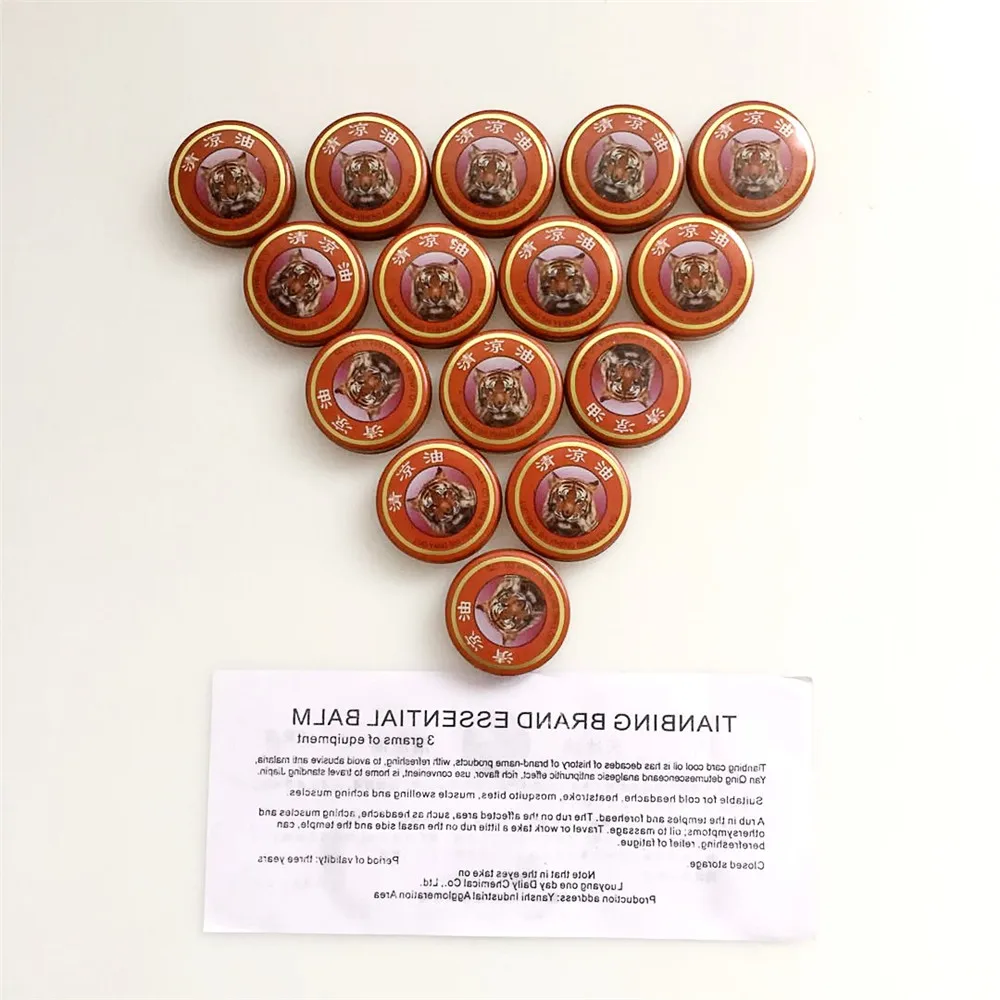 Wholesale Red Tiger Balm Chinese Medicine Essential Oil Painkiller