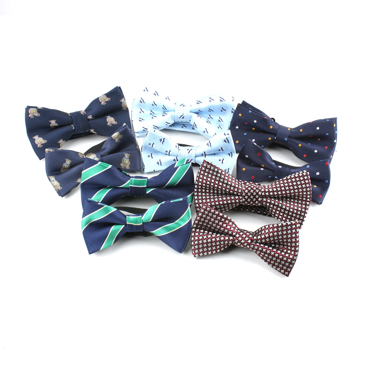 

Father and Baby Boys Set Bowtie Kids Bow Ties Necktie Small Size Butterfly School Child Student Bow Tie Cravat Gravatas 2 Pcs