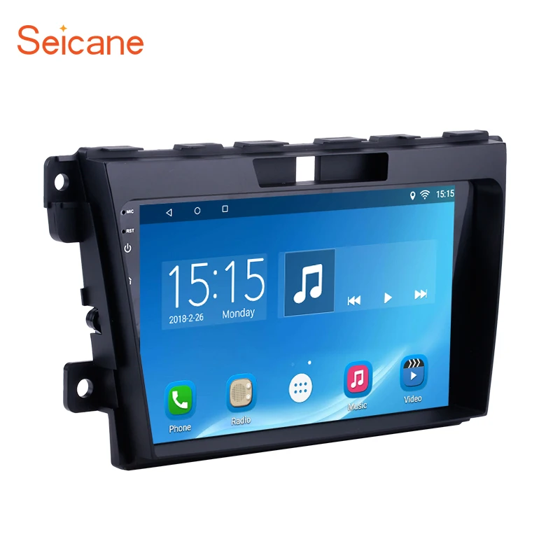 

Seicane 9 inch Android 6.0 Car GPS Navigation Bluetooth 2 Din Radio Player for 2007-2014 MAZDA CX-7 with 1080P Video Audio