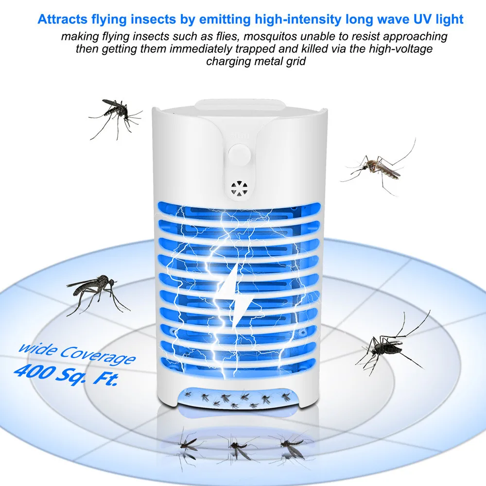 

Electric Insect Killer Mosquitoes & Fly Catcher Insect Fly Hanging Trap US plug J.16
