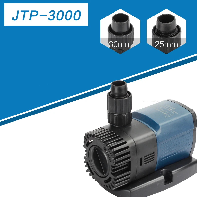 3000L/h SUNSUN JTP-3000 Регулируемая аквариум Водяной насос Гидропоника пруд