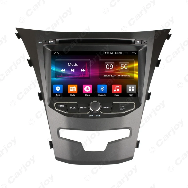 Excellent LEEWA 7" inch Android 6.0 (64bit) DDR3 2G/16G/4G Quad Core Car DVD GPS Radio Head Unit For SsangYong New Actyon/Korano #CA5087 20