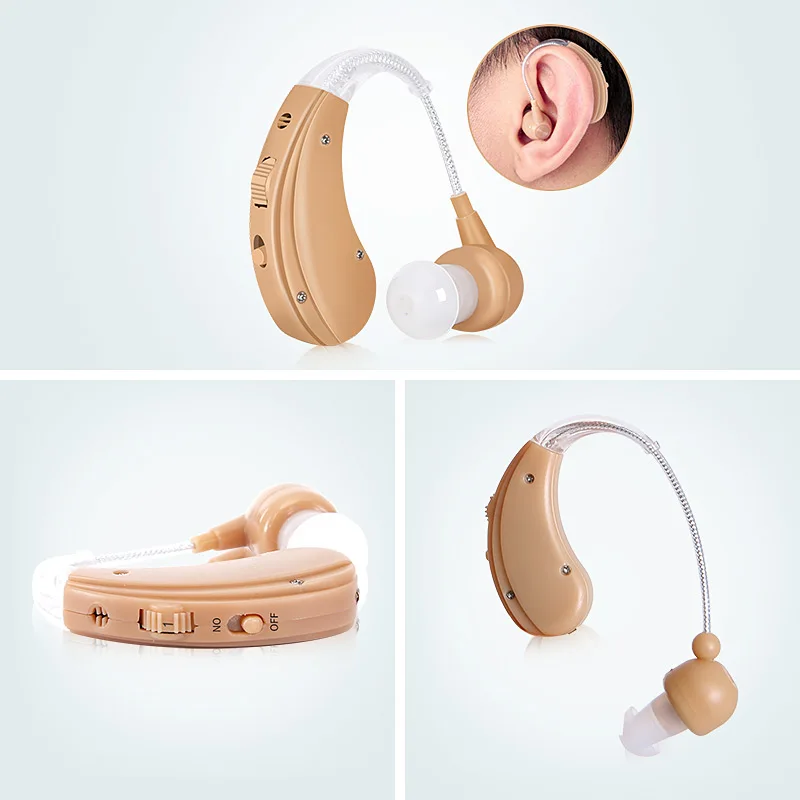Russian Warehouse, Cofoe Rechargeable BTE Hearing Aid Sound Amplifier Adjustable Hearing Aids for The Elderly / Hearing Loss