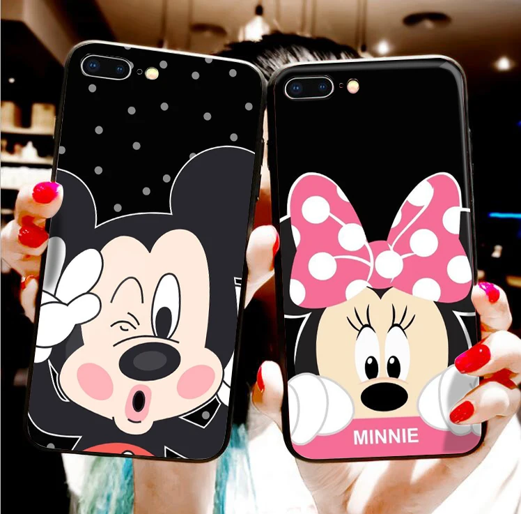 

catoon Minnie stich Case For huawei p30 pro p30 lite p20 pro p10 mate 20 p10 lite honor 9 lite honor 10 lite honor 8x