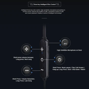 

Wireless In-ear Bluetooth Earphone Portable Stereo Sound Waterproof for Outdoor Sports EM88