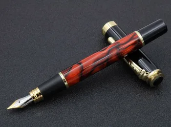 

JINHAO 500 metal Ice flower office golden gift Fountain Pen