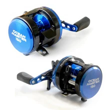 OC200 8BB магнитная сила Тормозная Лодка Рыболовная катушка литой барабан колеса приманка катушка Левая Правая ручка соль водонепроницаемый
