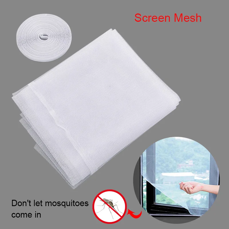 

Convenient Hot New Anti Mosquito Net Kitchen Window Mesh Screen Curtain Protector Insect Bug Fly Grill Screen Cover Hogard AU08