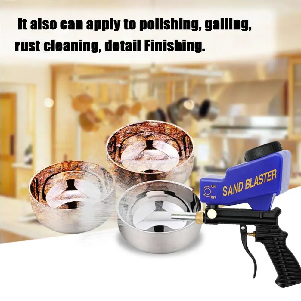 

Sand Blaster Mini Power Airbrush Spot Spray Tool Portable Machine Paint Easy Using Gravity Type Lightweight Protection Anti-rust