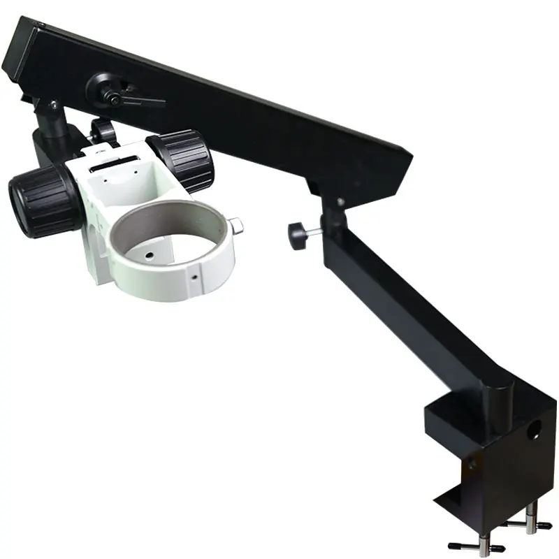 Microscope base long arm lifting and rotating 360 degree bracket