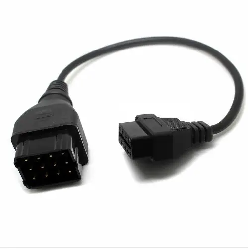 Кабель для диагностики грузовика 12 контактов на OBD2 OBD 2 II 16 штекер гнездо может