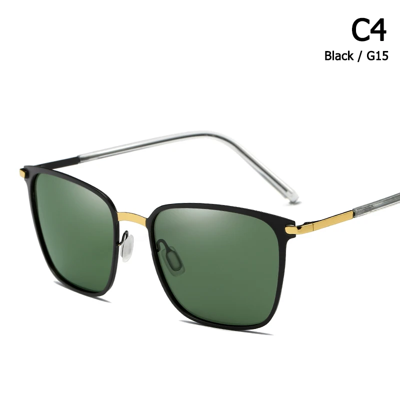 JackJad Модные мужские крутые поляризационные квадратные стильные солнцезащитные очки для вождения фирменный дизайн солнцезащитные очки Oculos De Sol Masculino 0864 - Цвет линз: C4