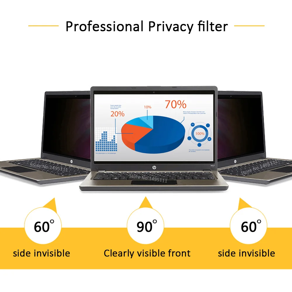 filtro de privacidade polegadas película protetora de tela lcd para widescreen computador notebook pc monitores