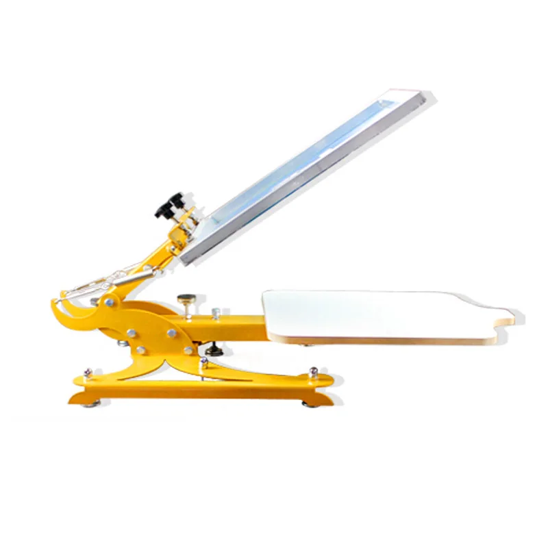 

Newly desktop manual 1 color t shirts screen printing machine