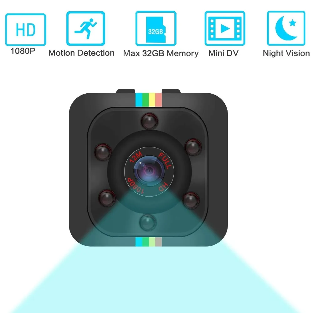 

SQ11 IR Night Vision Mini Camera Full HD 1080P Secret Camera Motion Sensor Mini DVR Digital Sports DV Micro Cam PK SQ12 SQ13