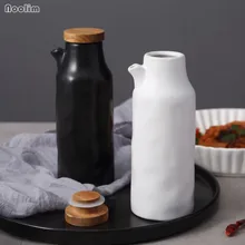 Керамическая Бытовая бутылка для масла в японском стиле, герметичный кухонный уксус, оливковый диспенсер, бутылка для приправ, масляный горшок, кухонные принадлежности