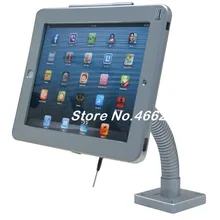 Подставка для любых углов обзора безопасности Gooseneck Настольный Настенный монтажный зажим для Ipad air1 2 Pro Противоугонный кронштейн Блокировки Дисплея