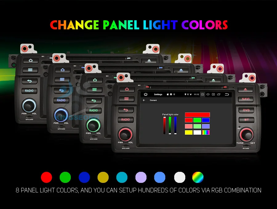 Perfect Quad Core Android 8.1 Autoradio DAB+ WiFi 4G GPS DVD Bluetooth OBD2 Car Multimedia Player for BMW M3 E46 3er 325 Rover 75 MG ZT 9