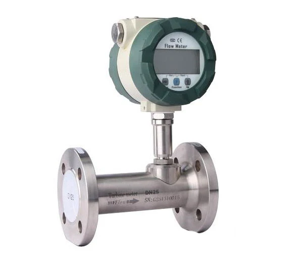 DN40 Gas turbine flow meter LCD display 4 20mA output compressed nature