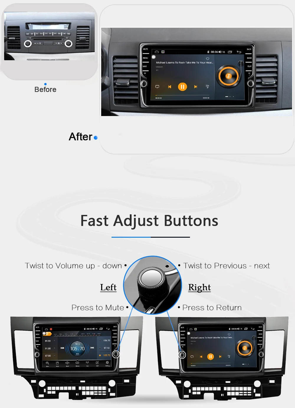 Sale Funrover Octa 8 core android 9.0 2 din car radio multimedia stereo For Mitsubishi Lancer 2007-17 DSP car gps navigation DSP SIM 4 Sale Funrover Octa 8 core android 9.0 2 din car radio multimedia stereo For Mitsubishi Lancer 2007-17 DSP car gps navigation DSP SIM 4