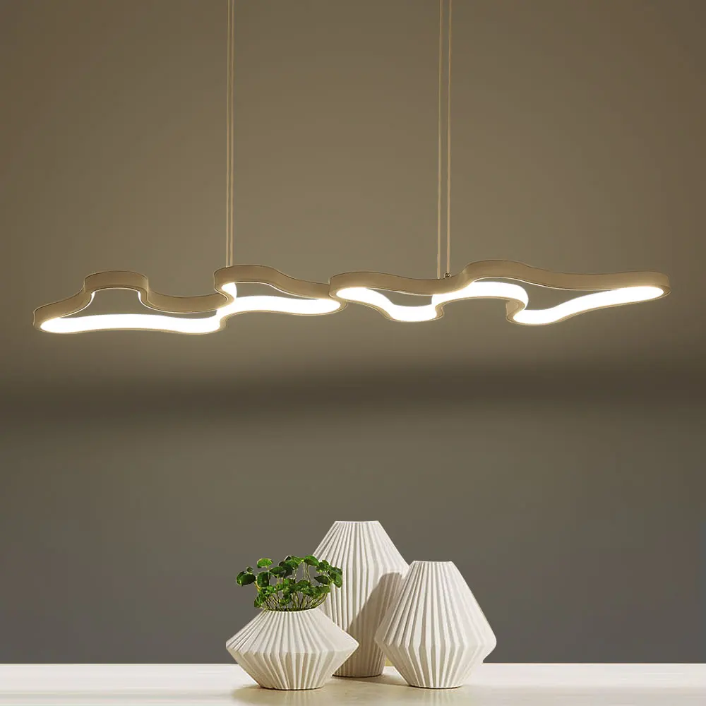 

Modern LED Chandelier Lighting for Living Room Kitchen Bedroom Chandeliers Ceiling Lamp with Remote Control Indoor Light Fixture