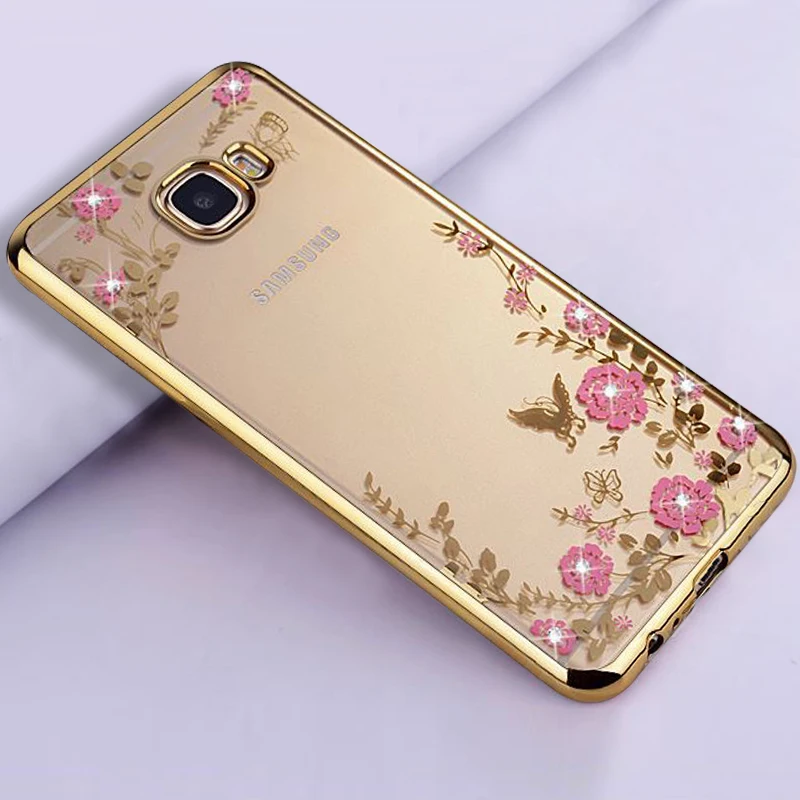 

luxury diamond gold soft tpu original back phone cases,coque,cover,case for samsung galaxy j3 j5 j7 2016 silicon silicone