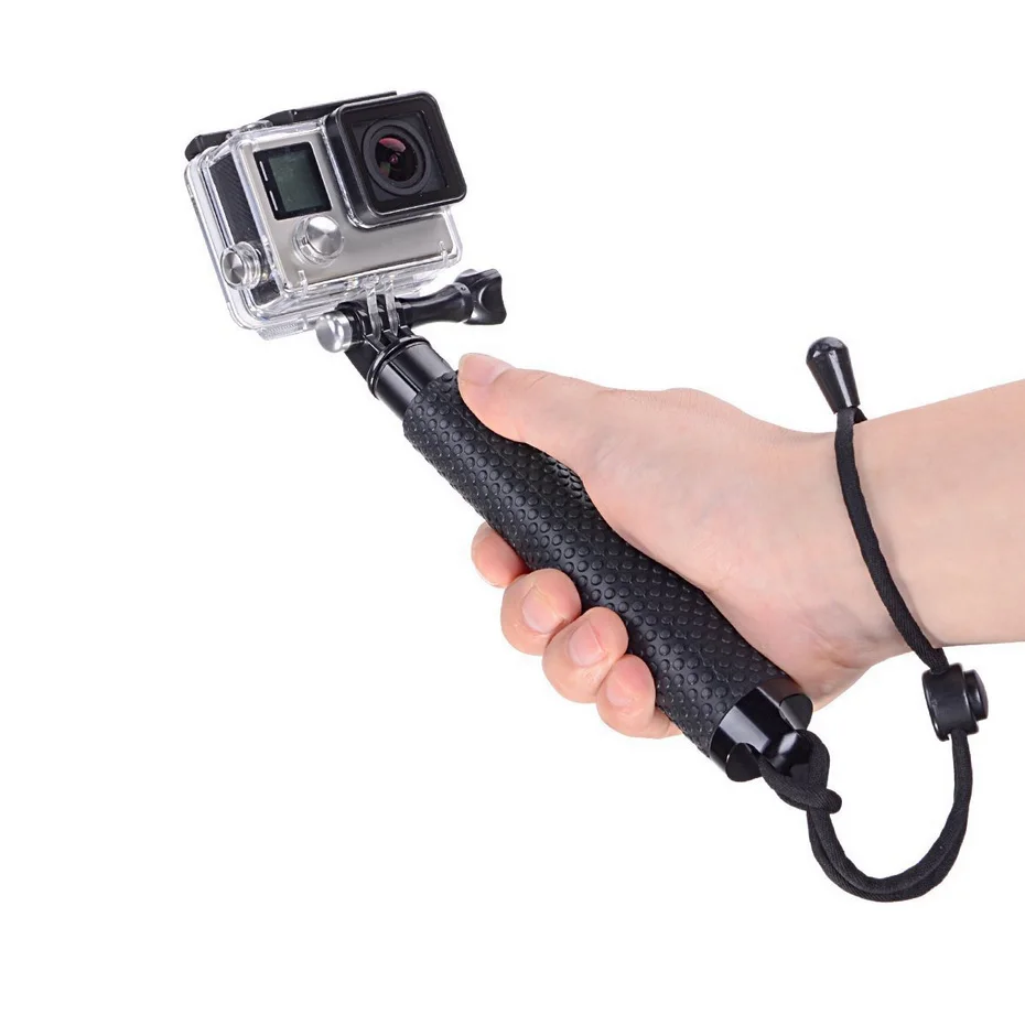 

Waterproof Selfie Stick Mini Tripod Monopod Universal Extendable sports camcorder cases for Gopro Hero 6 5 4 3+ Sport Camera