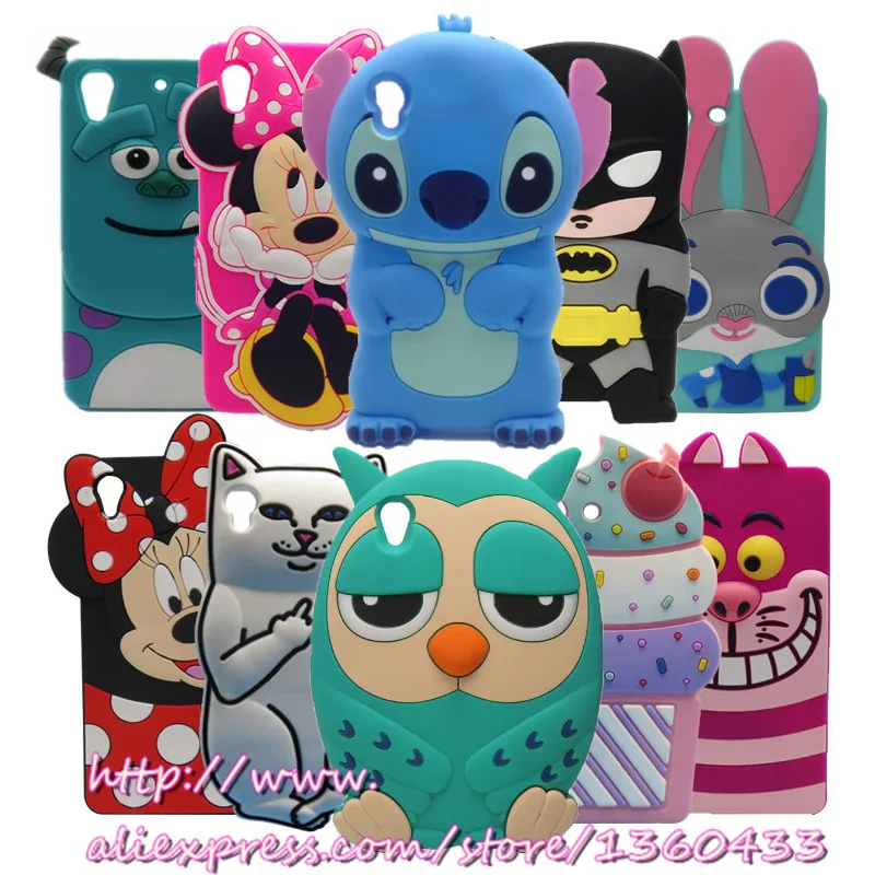 

For Sony Xperia M4 Aqua Case 3D Silicon Cupcake Cat Unicorn Soft Phone Case for Sony Xperia M4 Aqua Dual E2303 E2333 E2353
