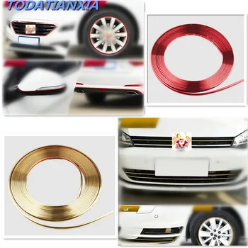 

8M Car Hub Trim Decoration Strip Wheel Rim Protector Tire Edge for toyota vw volvo xc60 renault clio hyundai tucson audi a3 8p
