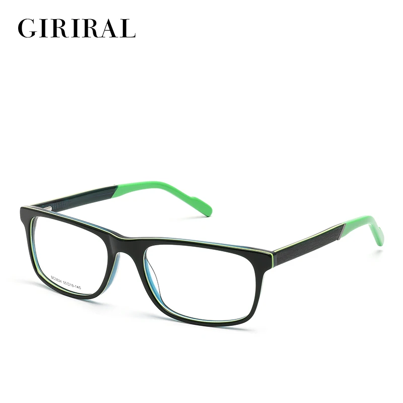 

Acetate men glasses frame computer clear designer myopia optical brand eyewear frame #BC3824