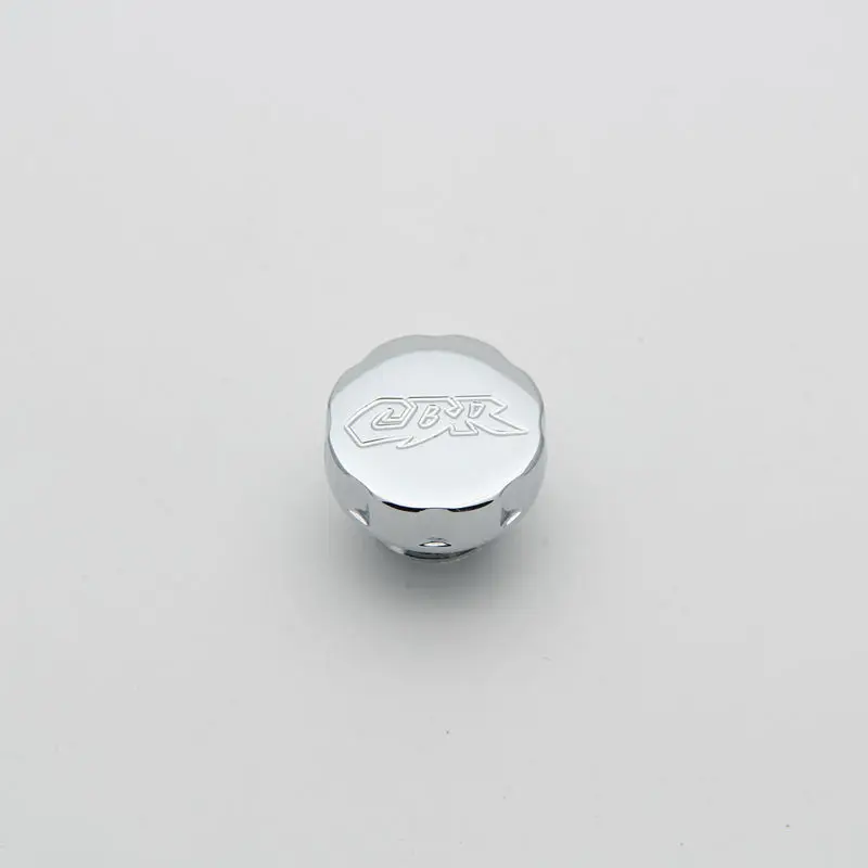 Motorcycle Accessories Chrome Billet Brake Fluid Reservoir Cap for 2000