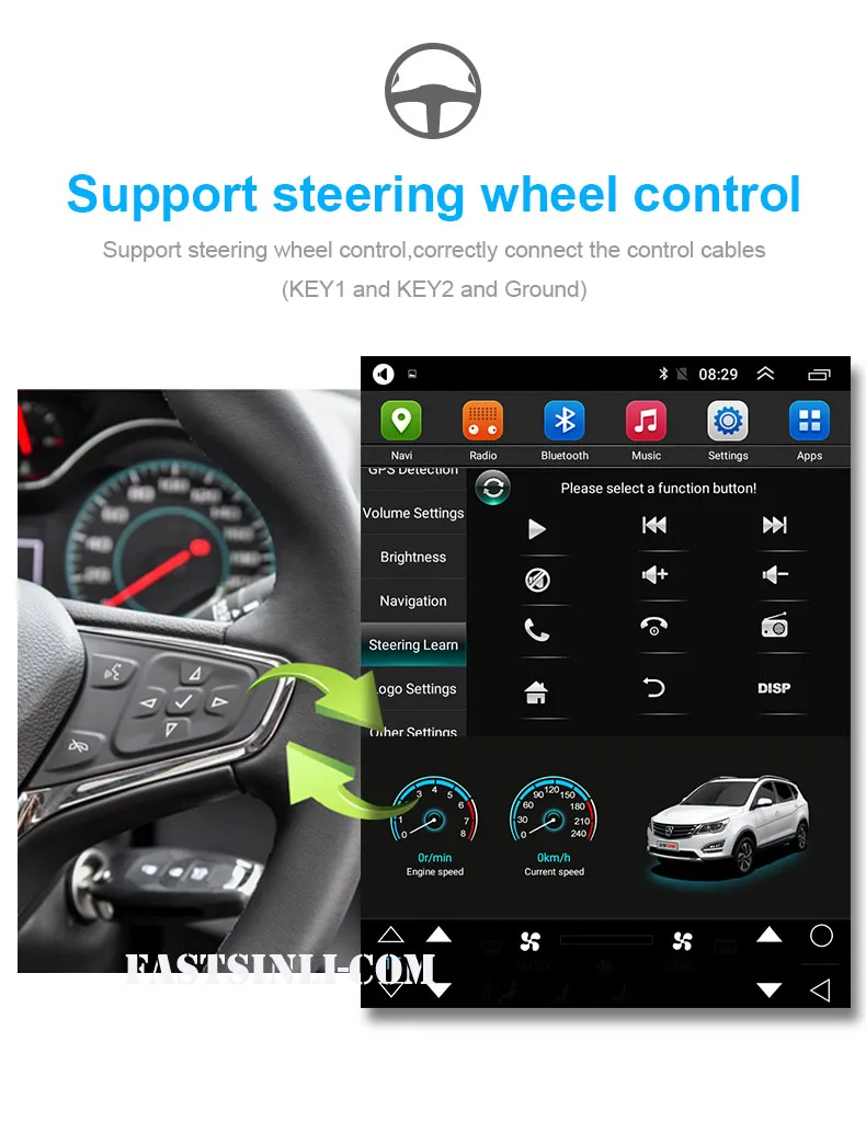 Cheap 32GB ROM  Car Android Multimedia player for buick lacrosse 2009-2012year GPS Vertical screen 10