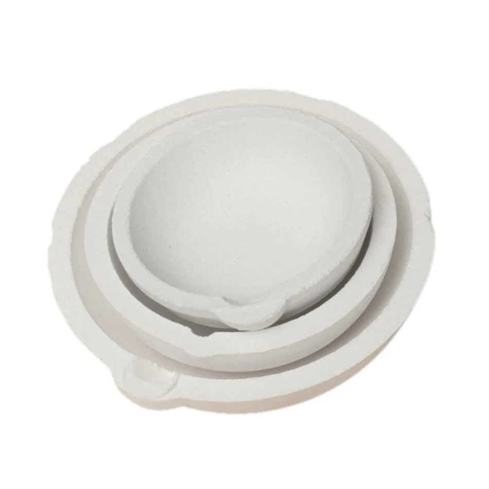 Crucibles Melting Set of 3 Ceramic Dish Cup Torch Melt Gold Silver