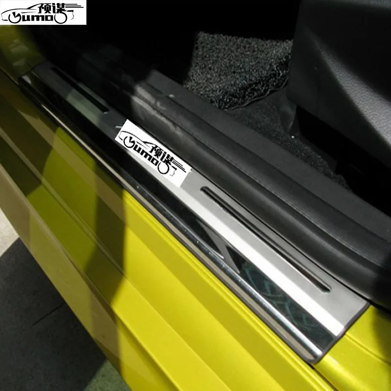 

For Ford Focus 3 mk3 2012 2013 2014 2015 2016 door sill protector scuff plate sill guard Car Styling auto accessories