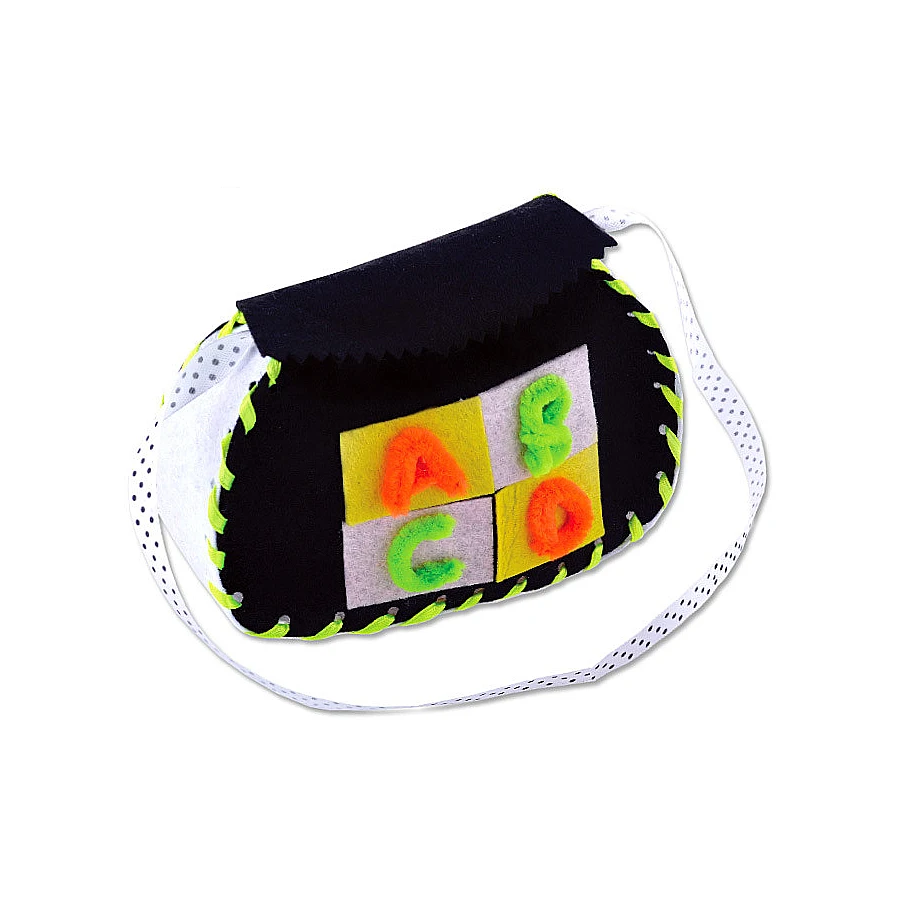 Ручное шитье для поделок проект DIY Художественный набор, нетканые тканевые сумки конфеты трюк Дети Искусство и ремесла Kindergarden Развивающие игрушки для детей