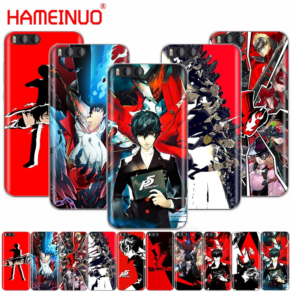 HAMEINUO Persona 5 чехол для Xiaomi Mi 3 4 5S 5C 5X 6 Mi3 Mi4 Φ 4I 4C Mi5 MI6 NOTE MAX 2 mix plus|Бамперы| |