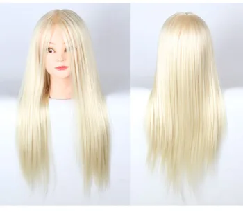 

Free Shipping!!New Fashion Salon Head Training Hairdresser Training Mannequin Head With Hair For Hairdresser Practicing Hot Sale