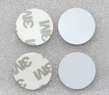500pcs RFID tags EM4100 3M rodada cartão ID tag, Cartão LOS 25 Diâmetro mm comprimento