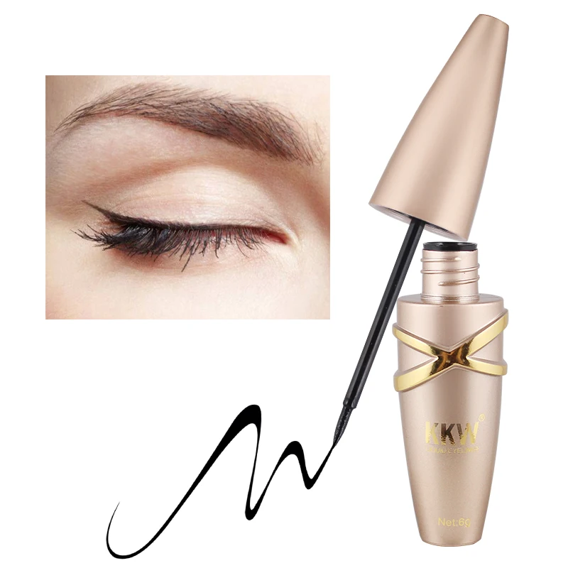 

KKW Black Liquid Eyeliner Waterproof Long-lasting Make Up Women Comestic Eye Liner Pencil Makeup Crayon Eyes Marker Pen