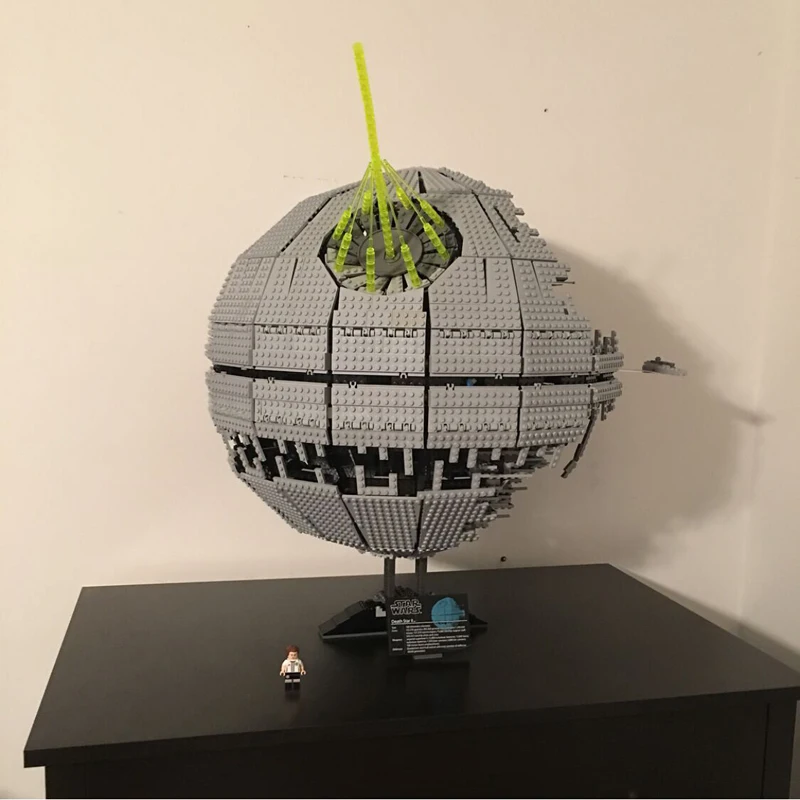 

05026 3449PCS Death Star The Second Generation Model Building Blocks Bricks Kits Compatible 10143 Wars Toys For Children