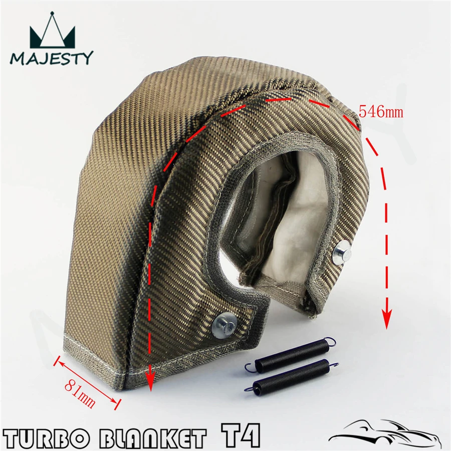 TURBOCHARGER TURBINE HEAT WRAP BLANKET FOR T4 GT35 GT37 GT40 GT45 GT47